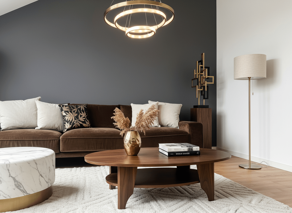 Home Office after Industrial Chic AI interior design transformation